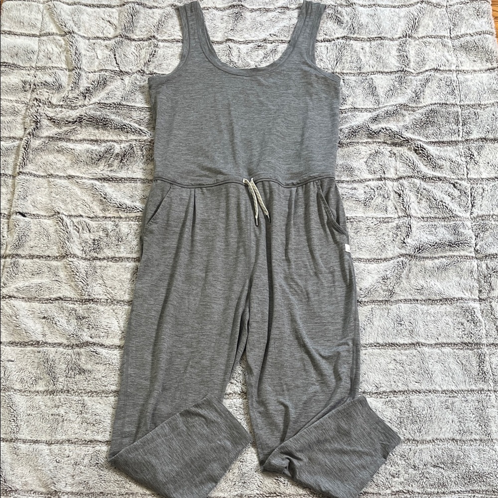 Vuori Heather Gray Knit Fabric